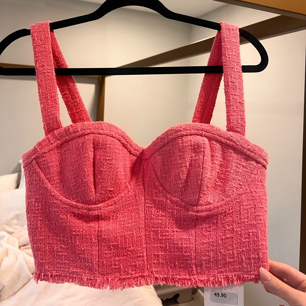 Zara top (pink)